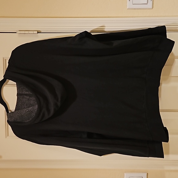 Torrid Black Zipper Hooded Sweatshirt with cute sewn in patches Size 3 - Picture 8 of 8